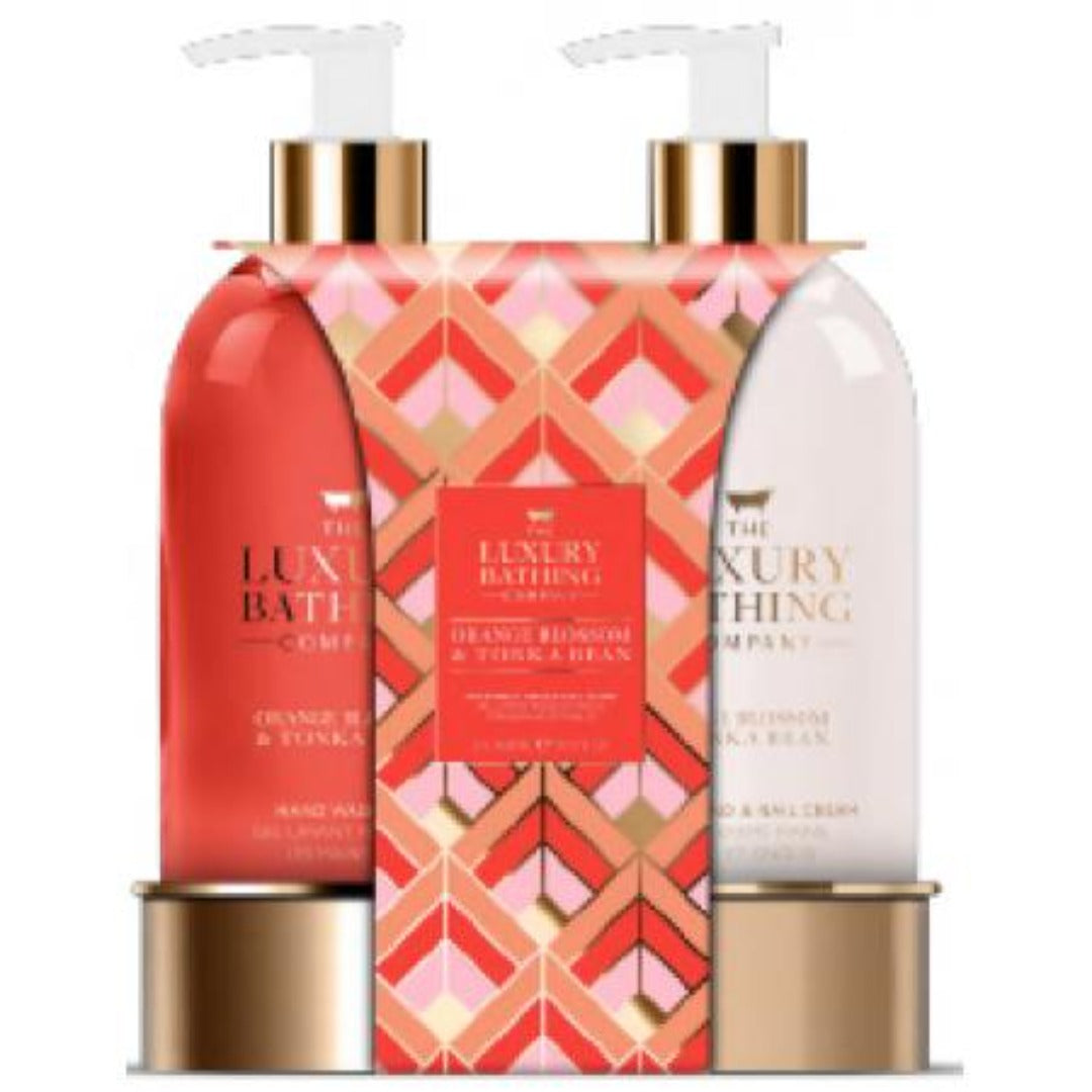 THE LUXURY BATHING COMPANY ORANGE BLOSSOM TONKA BEAM DELIGHTFUL DUO