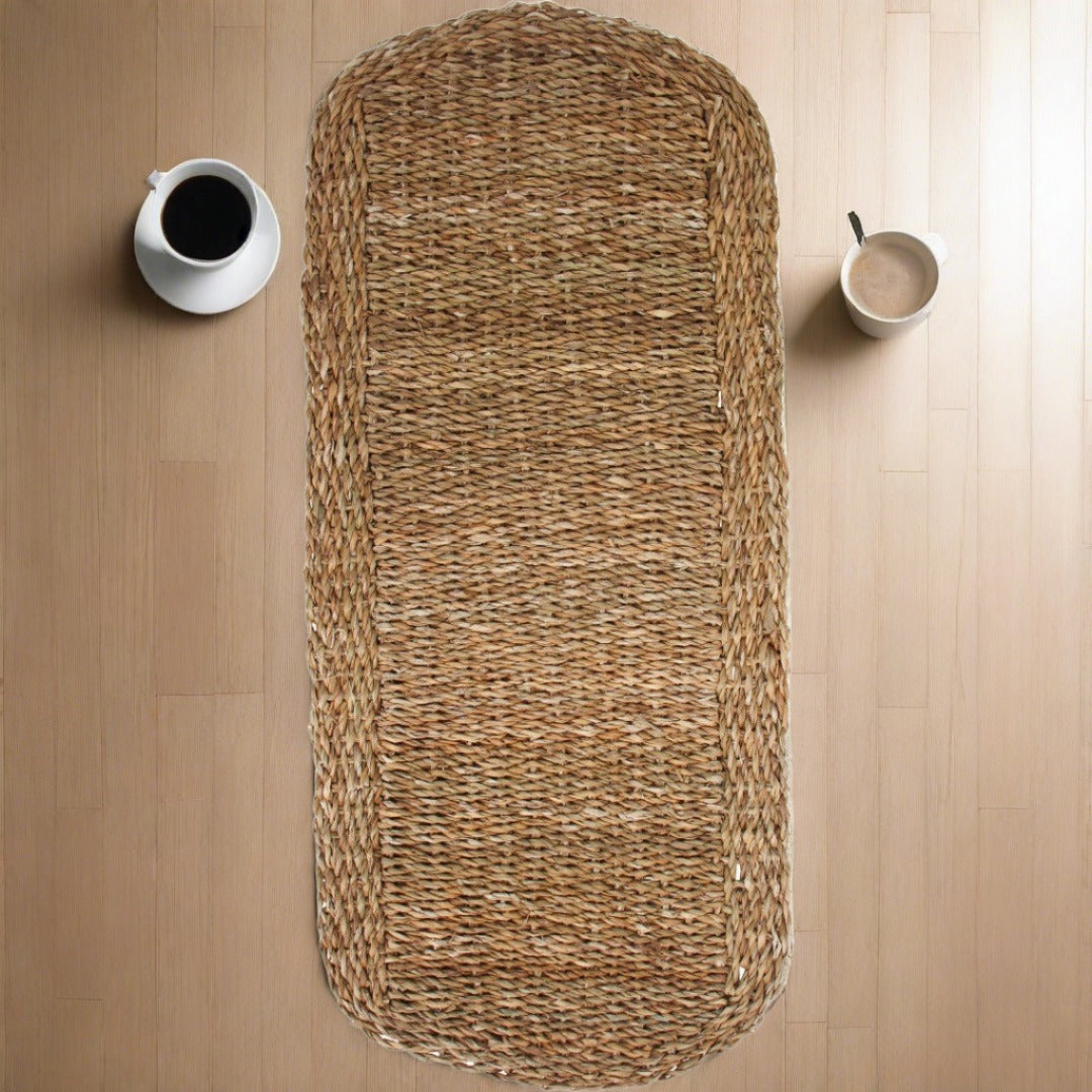 Table Runner Oval Sea Grass