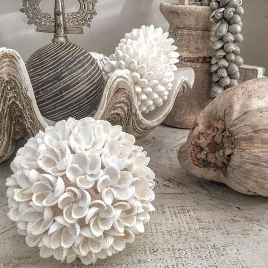 Shell Ball - Rose Design Decor Balls