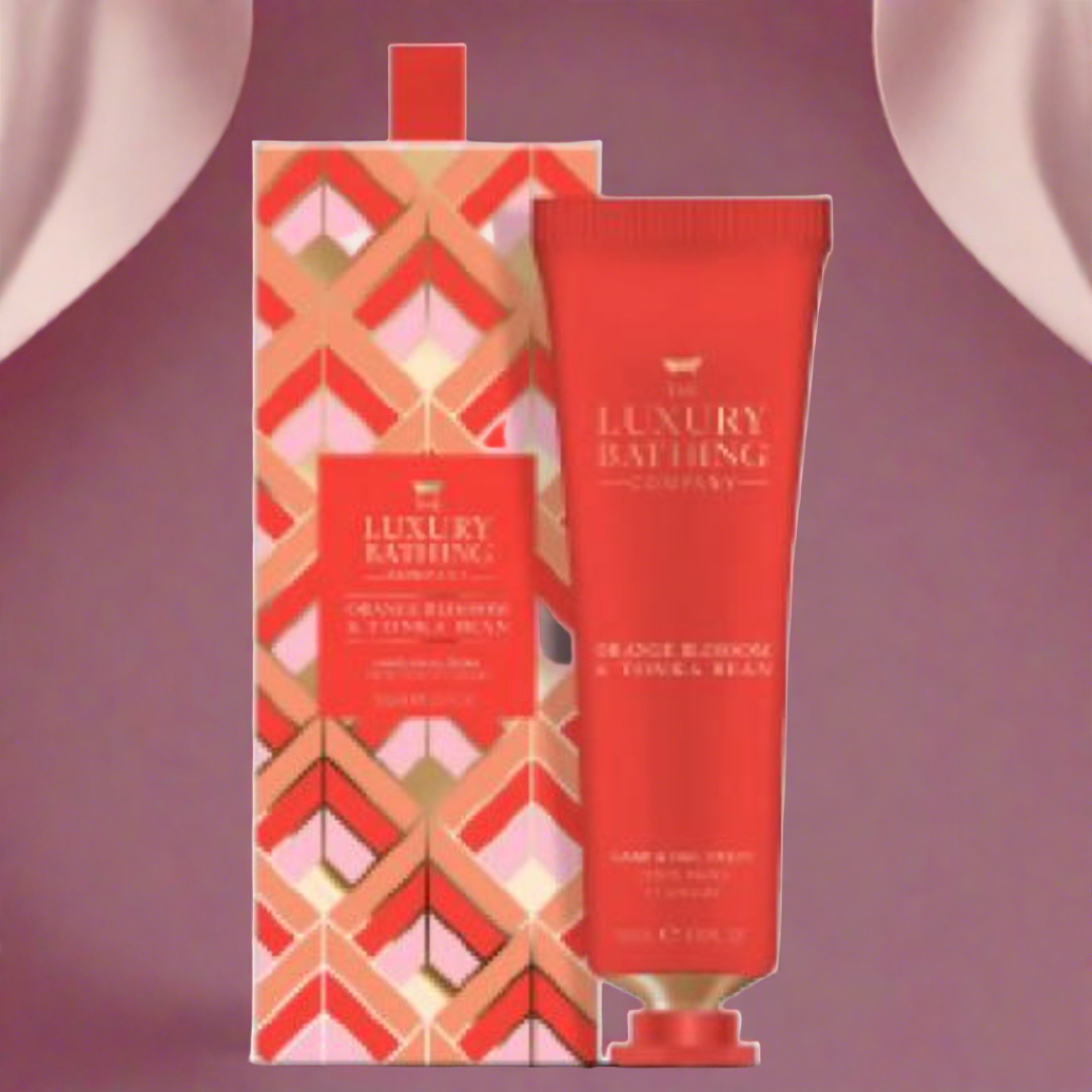 THE LUXURY BATHING COMPANY ORANGE BLOSSOM TONKA BEAM LUXURY HAND CREAM