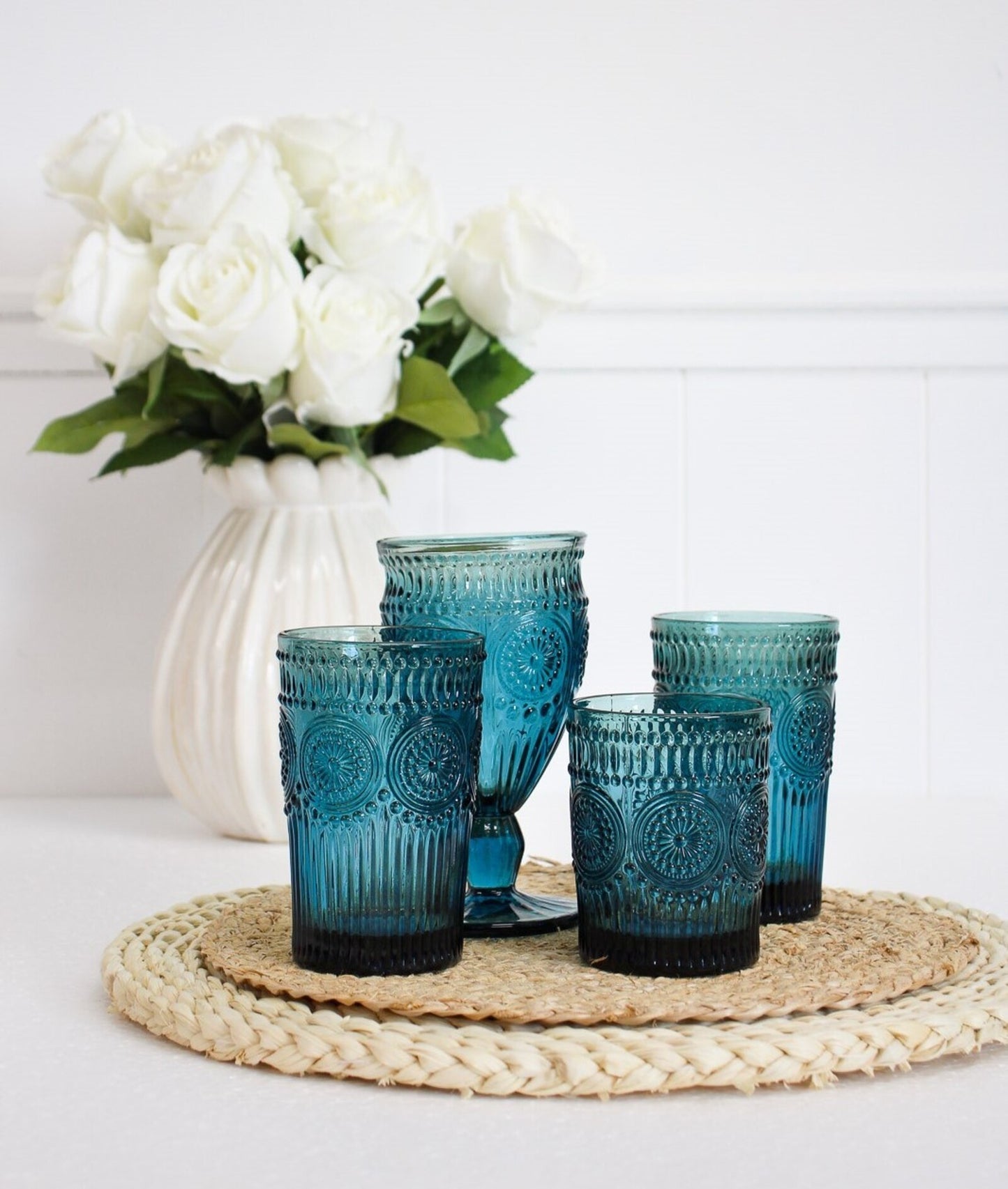 Tumbler Tall Sapphire Glassware