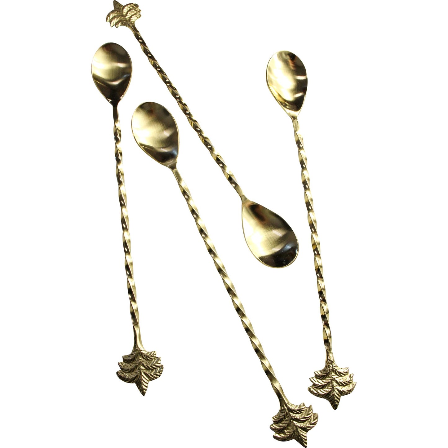 Stirrers Palm Long Spoons Set/4