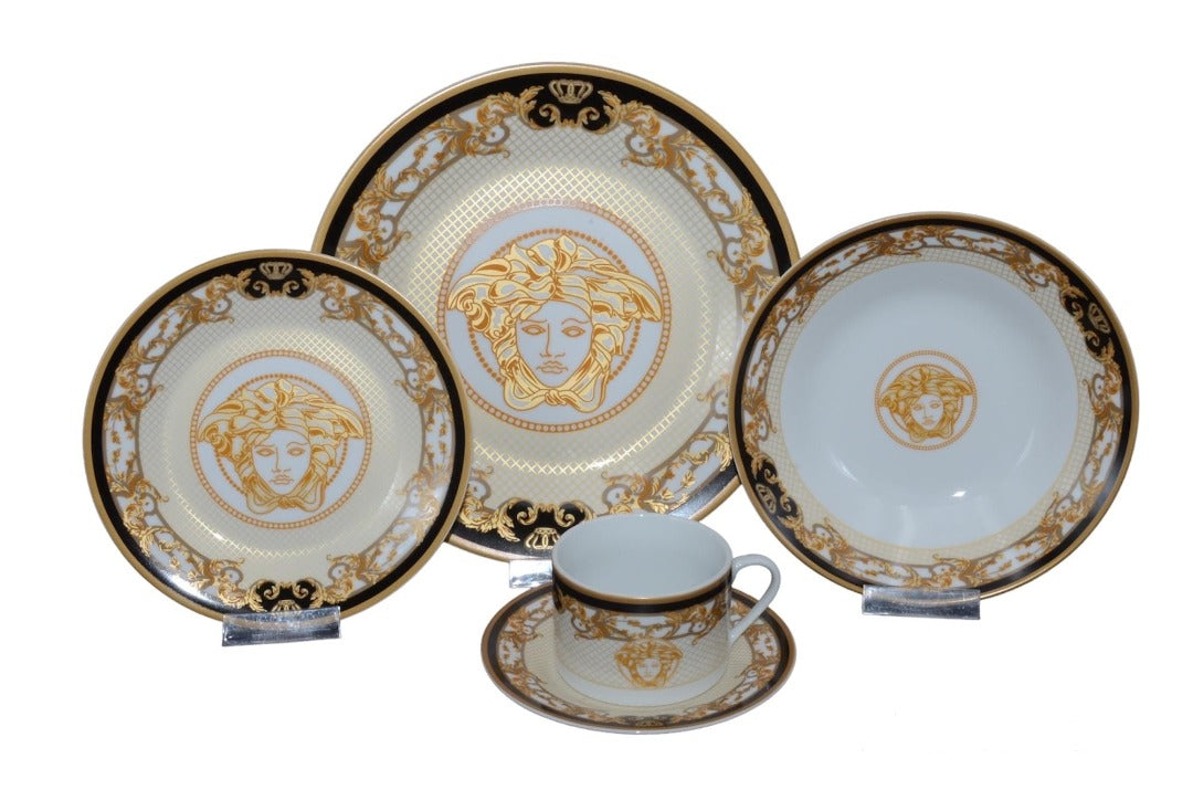 Medusa Luxe Gold 20pc Dinner Set