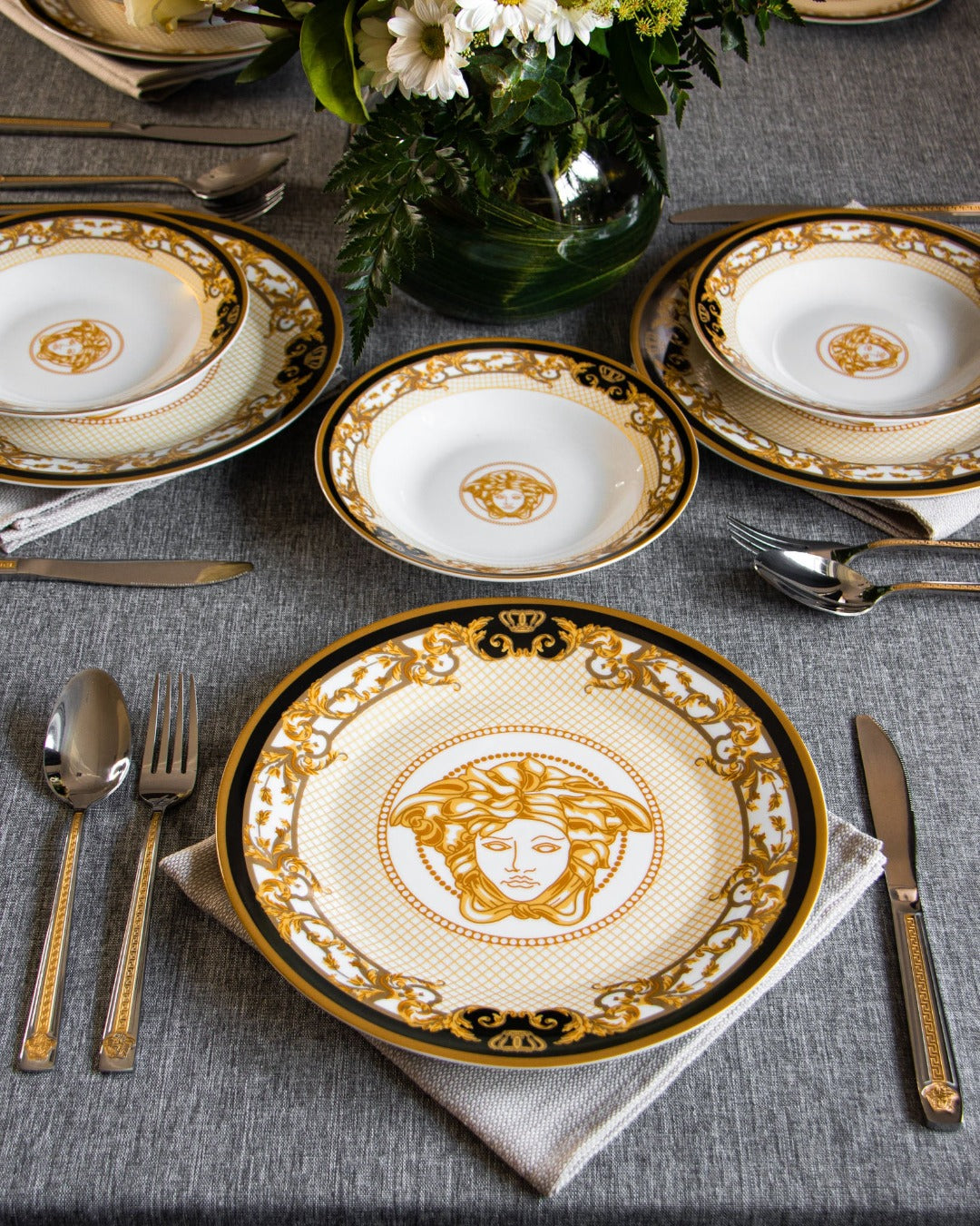 Porcelain Versace Style Dinner Set Versace By Rosenthal Butterfly