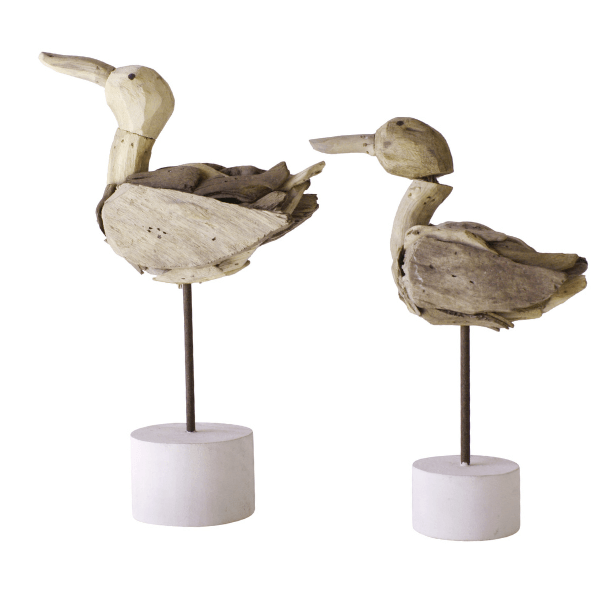 Driftwood Shore Birds Decor - Made by the Sun & Sea - Large