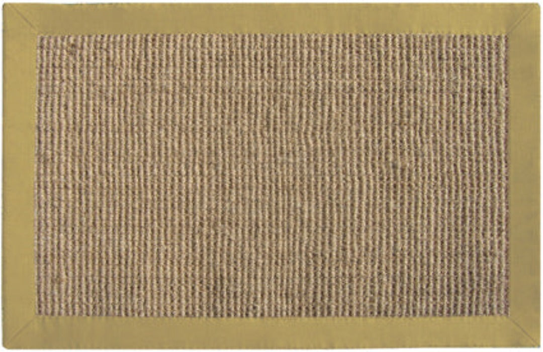 Natural Cotton Border 60 x 90cms Latex Back Door Mat