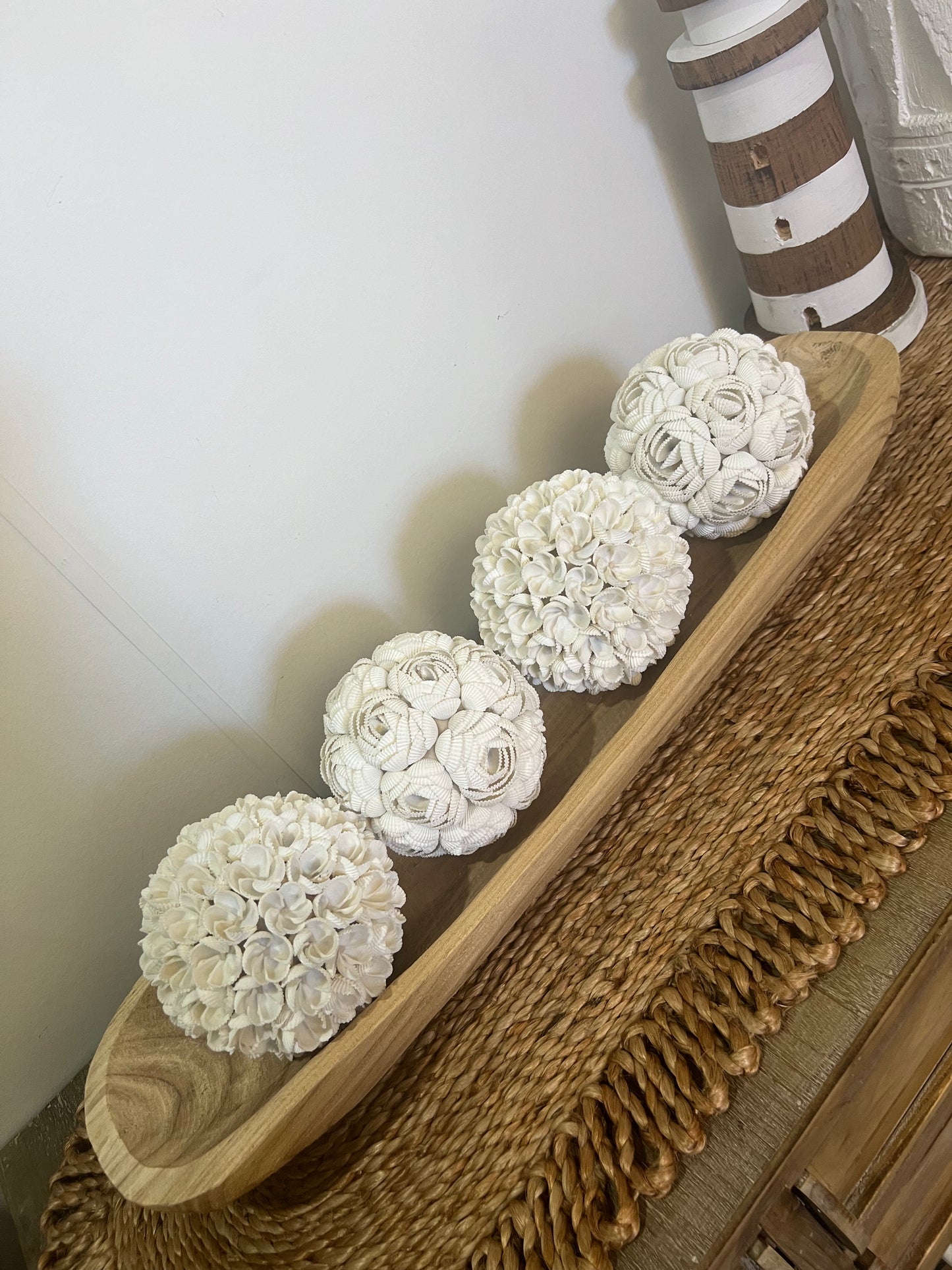 Shell Ball - Rose Design Decor Balls