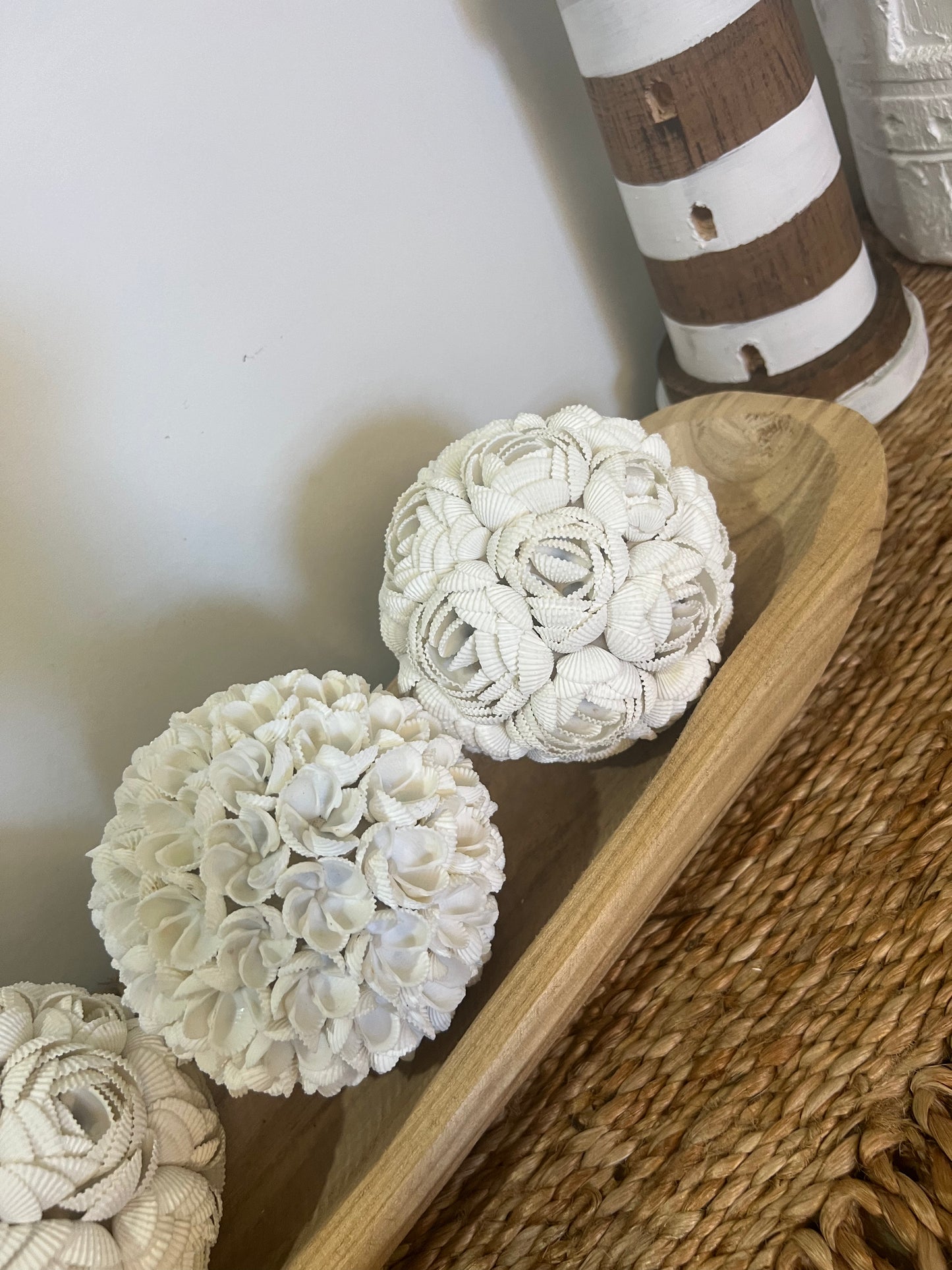 Shell Ball - Rose Design Decor Balls