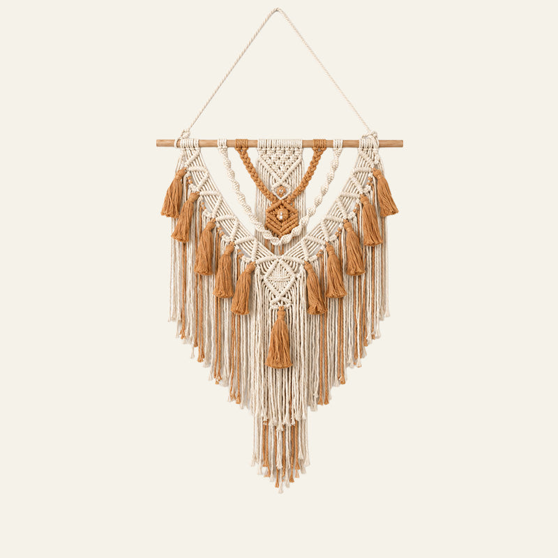 Natural & Caramel Macramé Wall Hanging