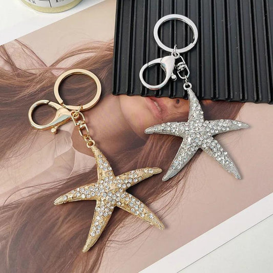 Starfish Bling Key Ring