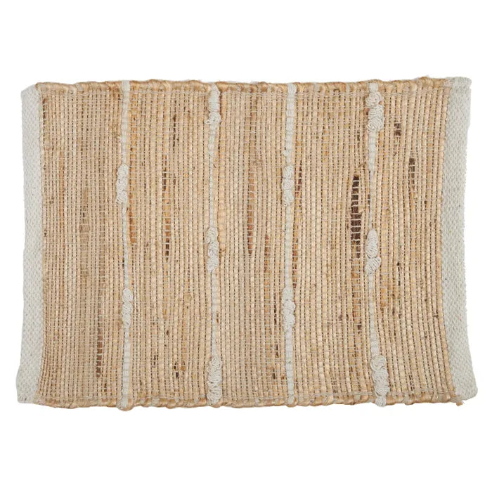 OPOLLO JUTE/COTTON PLACEMAT 35X48CM NATURAL