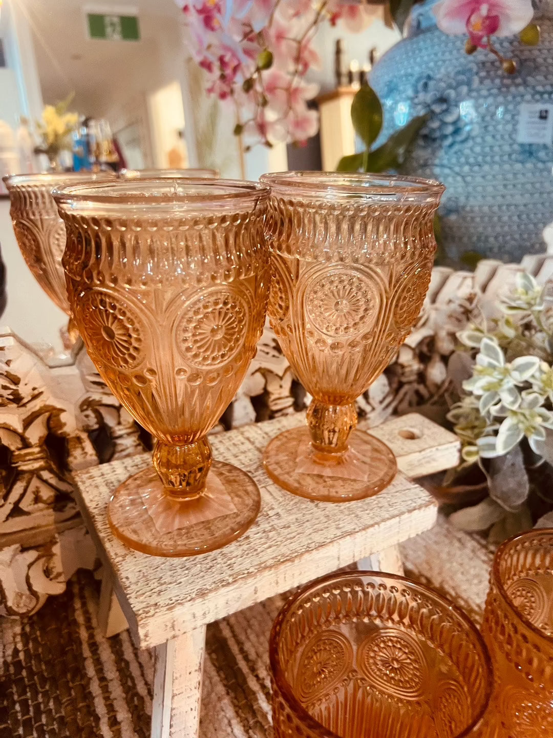 Wine Glass Peach