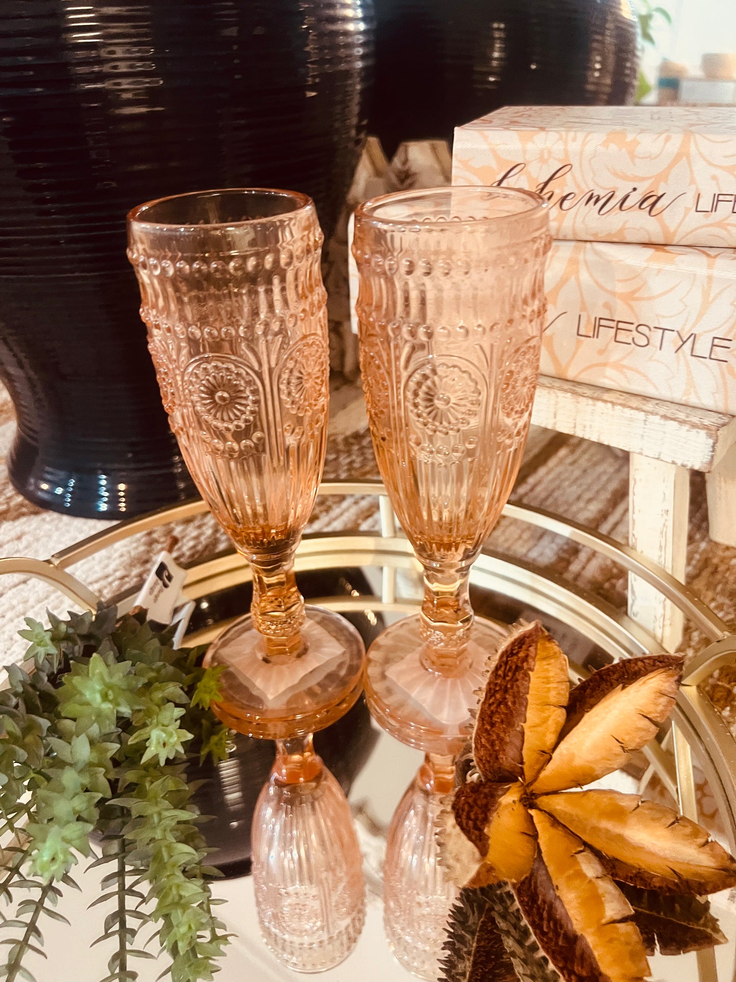 Champagne Flute Peach