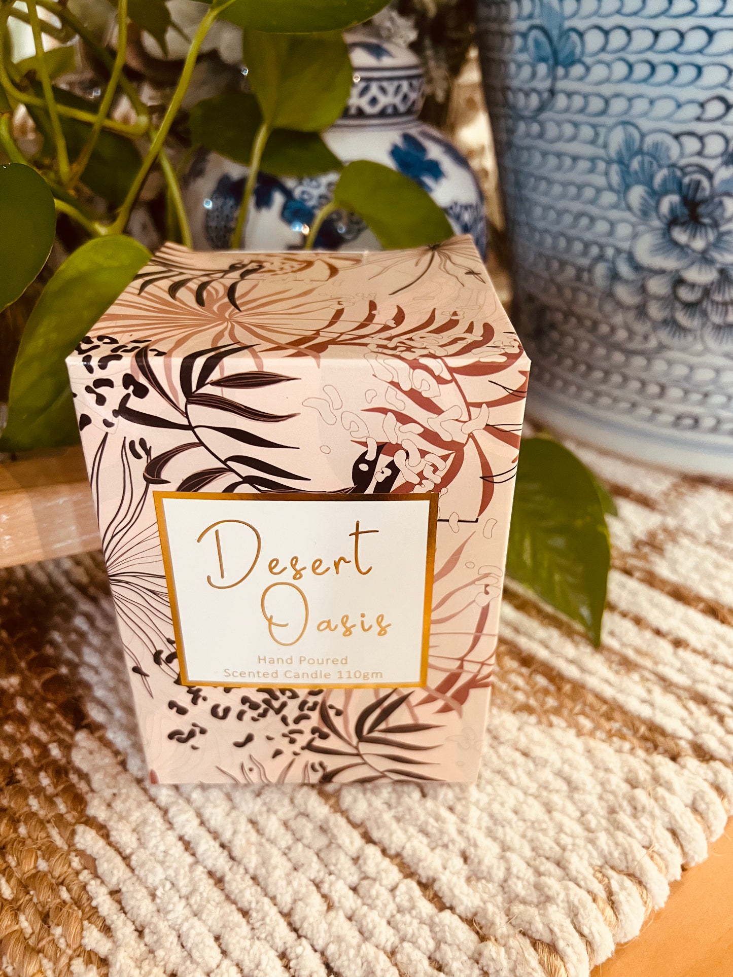 Desert Oasis Scent Candle Jar
