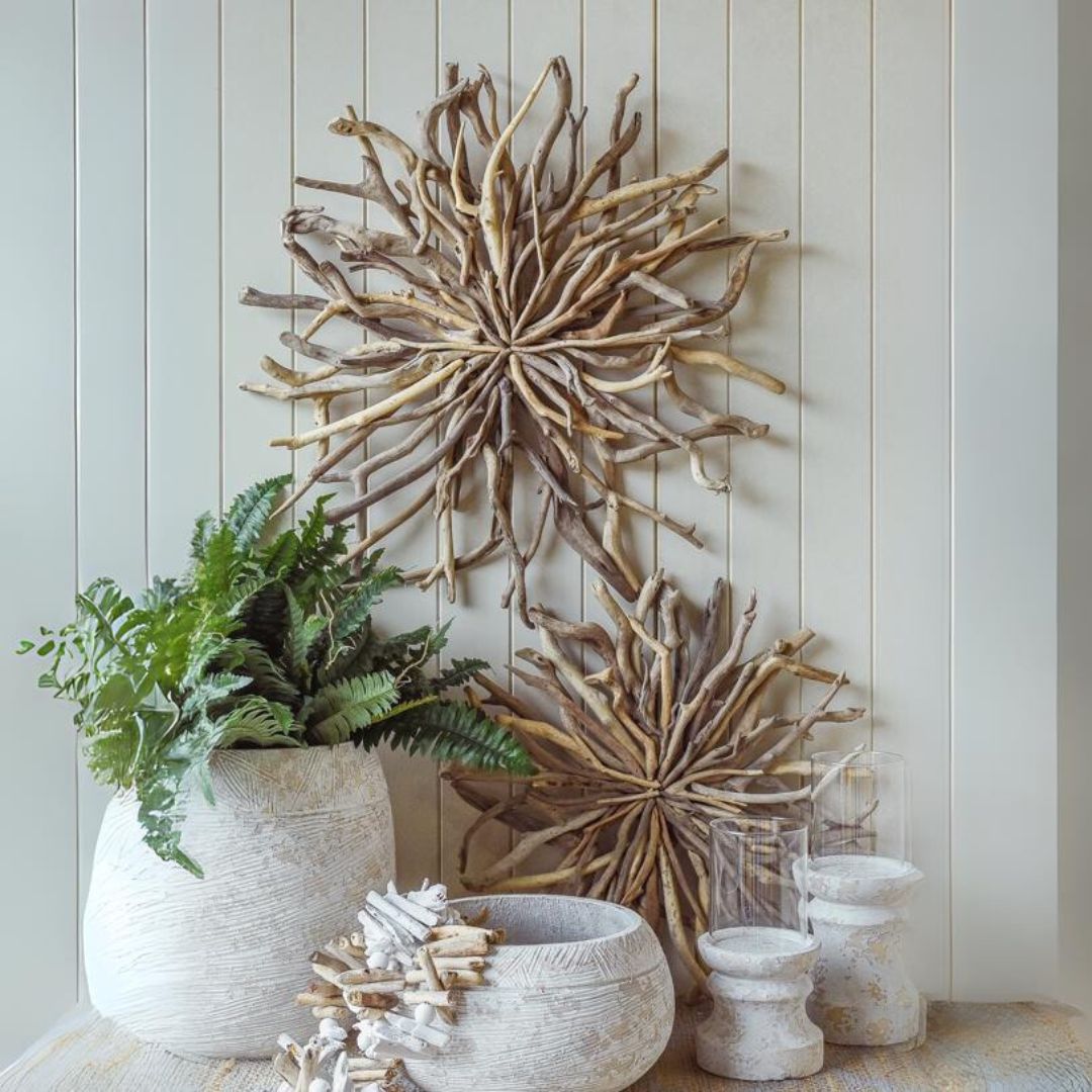 Driftwood Medusa Wall Art (S) - 60cm dia x 5cm