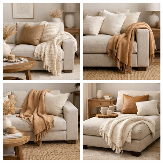 7 Stylish Ways to Style a Throw Blanket