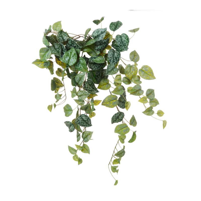 Artificial green leafy vine 