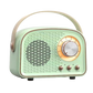 Vintage-Style Pastel Bluetooth Speaker – Cream, Pink & Mint