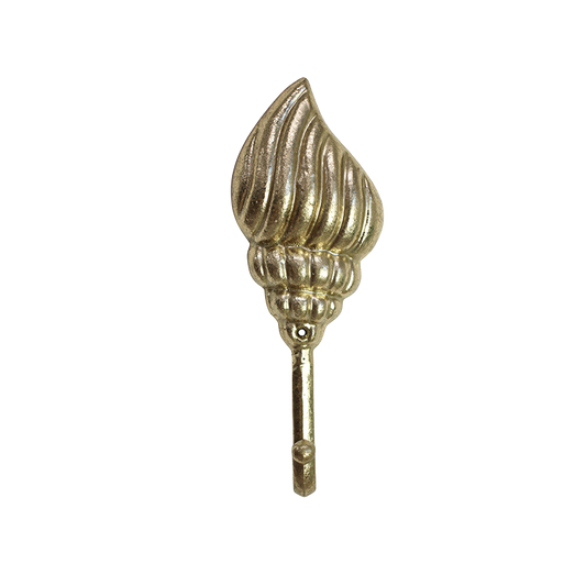 Decorative gold shell  hook 