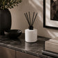 Deco White Reed Diffuser with Custom Lid Finish