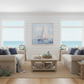 Freedom Under Sail Framed Artwork 80x80cm