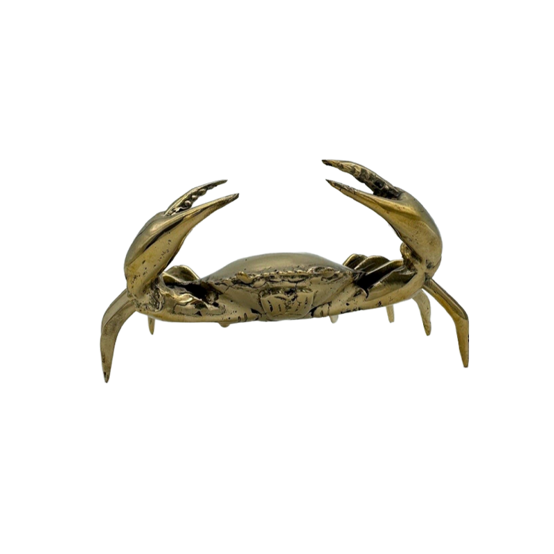 Bronze crab sculpture  - Front view