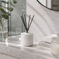 Deco White Reed Diffuser with Custom Lid Finish