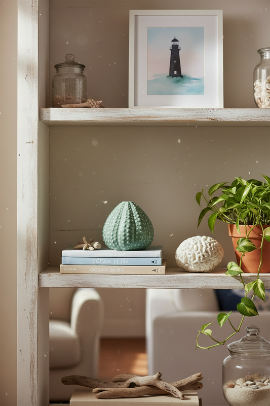 Seafoam Sea Urchin Vase (Large)