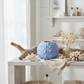 Saltwashed Blue Urchin Vase Large