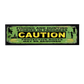 Bar Mat with Caution - Fishing and Hunting Stories in prgress
