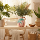 Pink Paloma Palm Vase