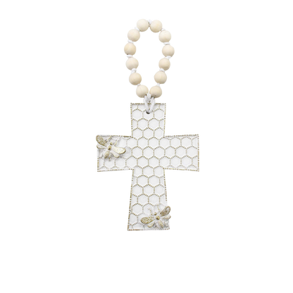 Bee Decorative Cross Wall Hanging