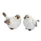 White and Brown Ornamental Birds
