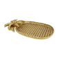 Gold pineapple-shaped decorative tray