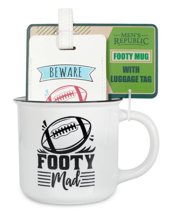 Sports Ceramic Mug & Accessory Gift Set - Choice of Design