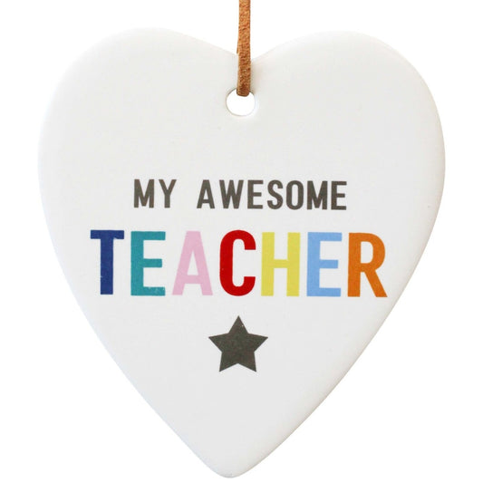 Hanging Heart Teacher