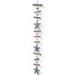 Driftwood and Stone Garland with Blue Starfish