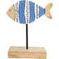 Coastal Fish Sculpture on Stand - Choice of 3 designs