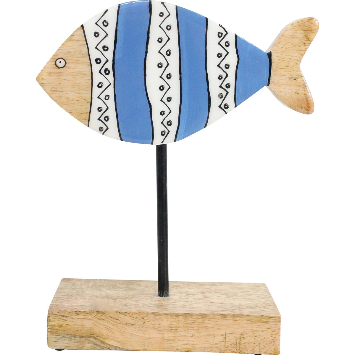 Coastal Fish Sculpture on Stand - Choice of 3 designs