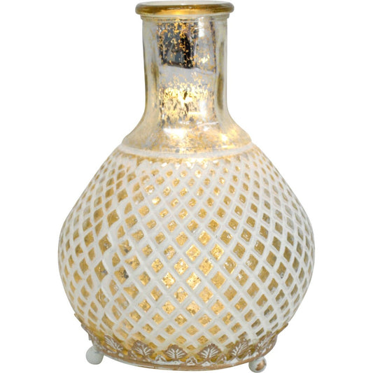 Lantern Led Antique White