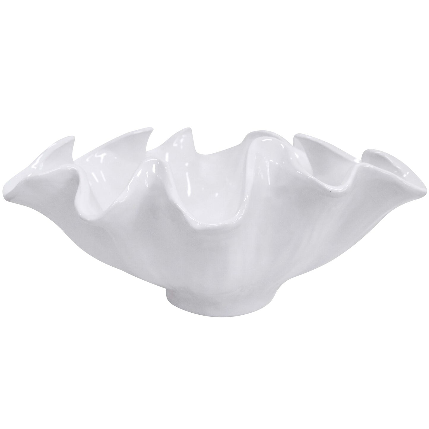 Wave Bowl French White