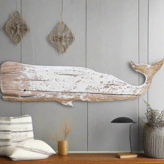 Rustic Wall Whale