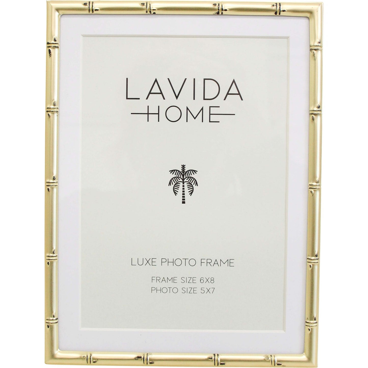 Photo Frame 6x8 Bamboo Gold