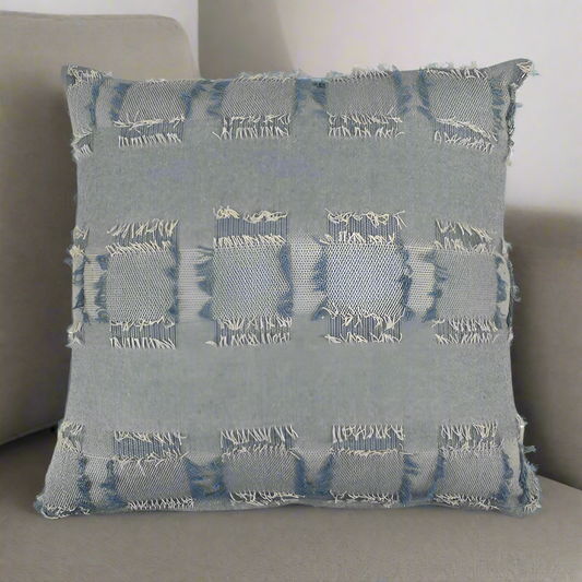 SORRENTO COTTON CUSHION 50X50CM DENIM