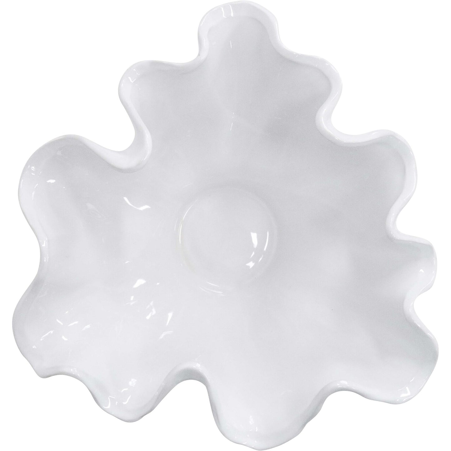 Wave Bowl French White