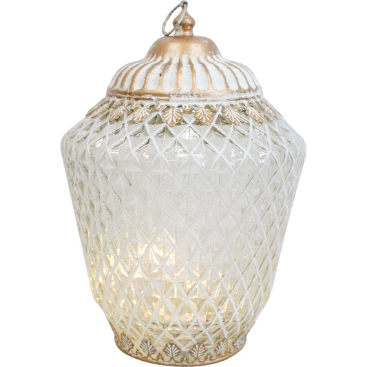 Lantern Xlarge Led Vasa Gold/wash