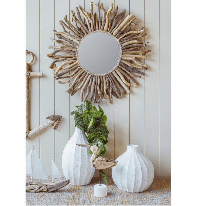 Driftwood Nautical Wall Mirror