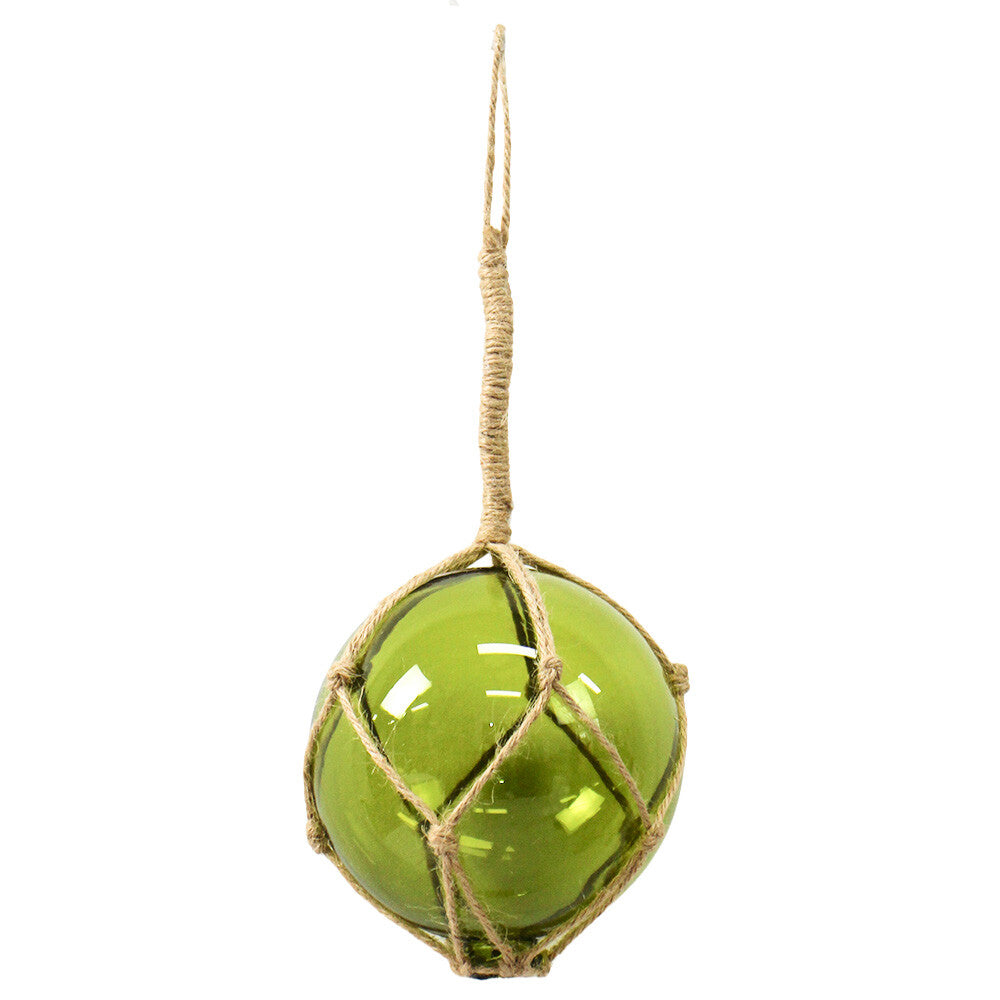 Extra Small Decorative Glass Float with Rope
