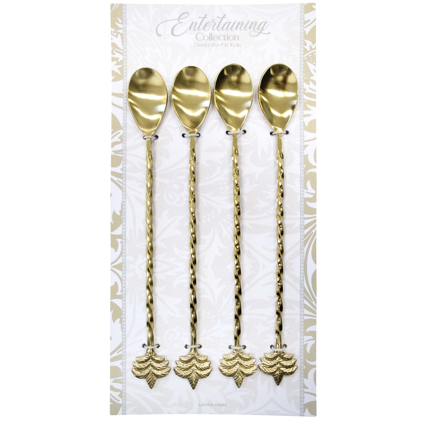 Stirrers Palm Long Spoons Set/4