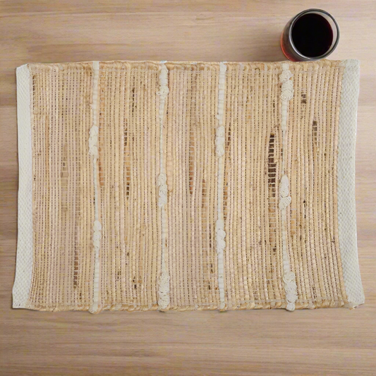 OPOLLO JUTE/COTTON PLACEMAT 35X48CM NATURAL